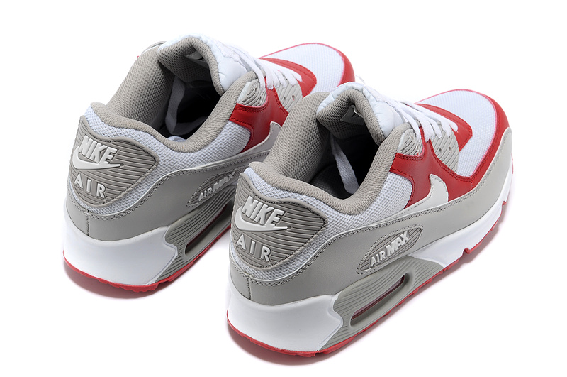 Nike Air Max Shoes Womens White/Red/Gray Online